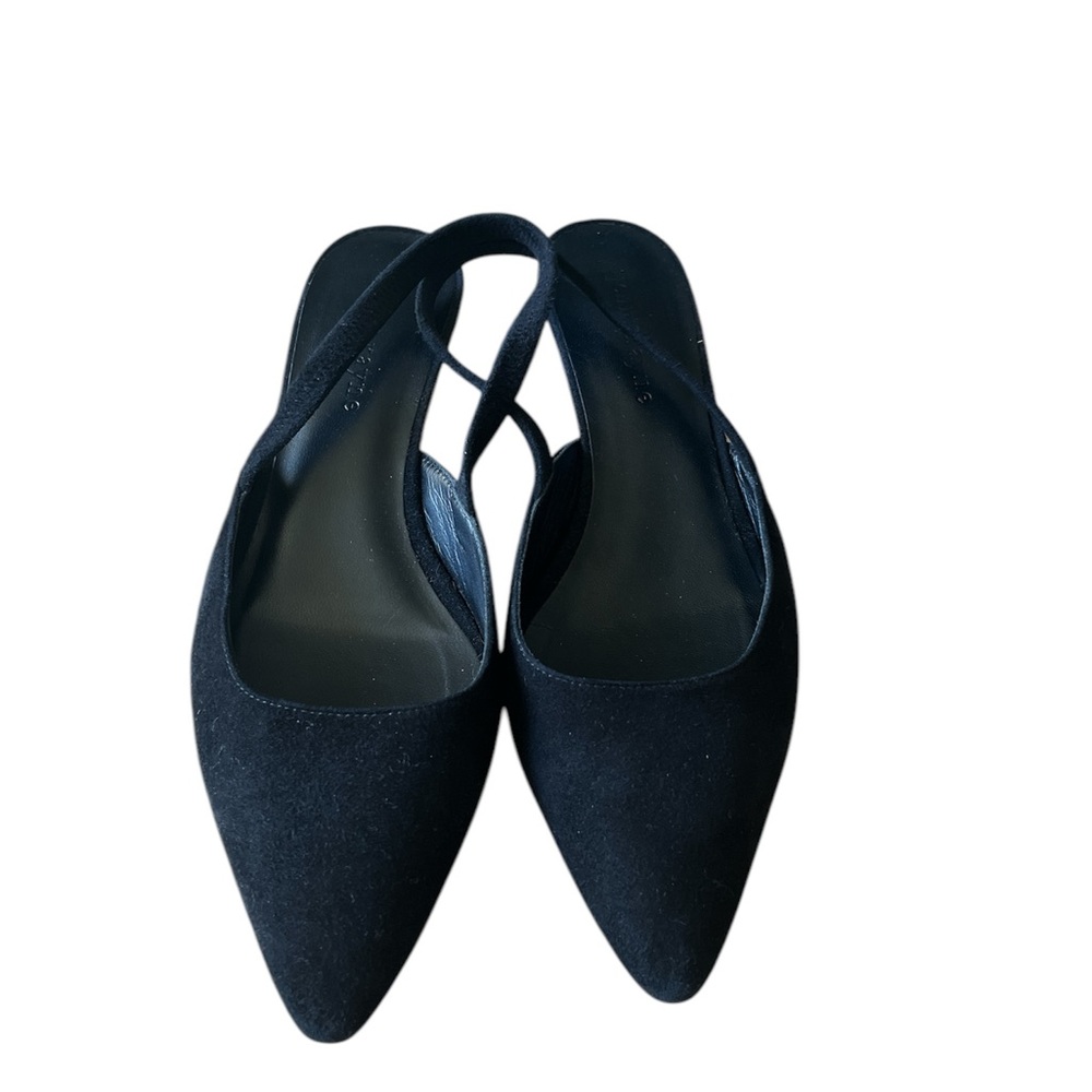 Jenni Kayne black suede kitten heel size 8 - Picture 6 of 10